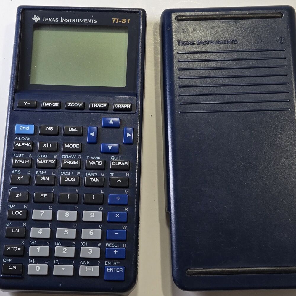Texas Instruments Calculator Lot TI-81 Graphing TI-30X TI-36X Solar Covers Work - Picture 2 of 12